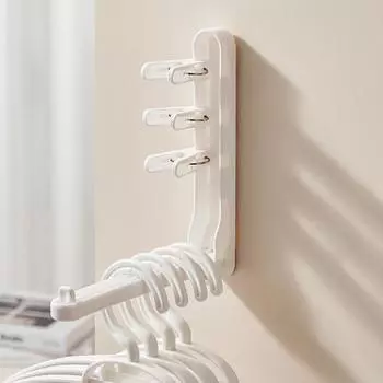 Вешалка для одежды Хранение Артефакт Без Пробивки Спальня Организация Многофункциональный Бытовой Складной Устойчивый к Зажимам Противоскользящий 1 piece