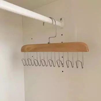 Вешалка для одежды из цельного дерева, домашний гардероб, нижнее белье, галстук, деревянная стойка для хранения одежды, магазин одежды, многофункциональный крючок для сушки одежды