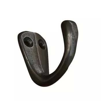 Вешалка для одежды из латуни, настенная, держатель для шарфа, шляпы, крючок, органайзер для гостиной, кухни, двери сзади, винтаж античный черный