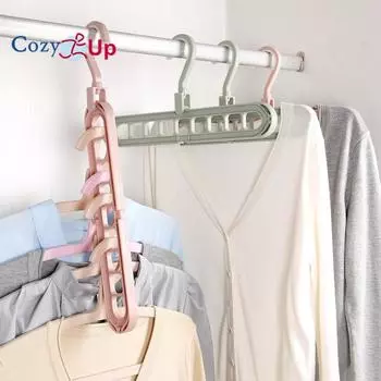 Вешалка для одежды, многофункциональная вешалка для одежды в общежитии, домашнее хранение, спиральная волшебная вешалка для одежды, сушилка для вешалок для одежды, 1 шт. розовый