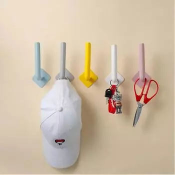 Вешалка для одежды на стену в ванной комнате, бесшовная вешалка для банных полотенец, держатель для туалетной бумаги, вешалка для одежды в ванной, самоклеящийся крючок