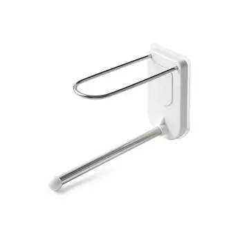 Вешалка для одежды настенная пластиковая бытовая прачечная держатель для сушки пальто подставка органайзер без дырокола крючок синий