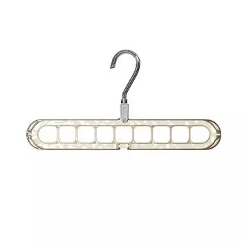 Вешалка для одежды с девятью отверстиями, бытовая, красная пластиковая, многофункциональная, артефакт для сушки одежды, волшебная вращающаяся, горизонтальная и вертикальная B