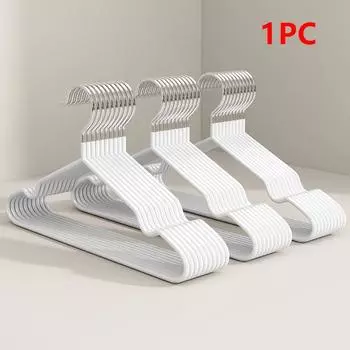 Вешалка для одежды с канавками для проветривания для детей и взрослых, металлическая, простая, толстая, нескользящая, пластиковая, синяя, зеленая A2