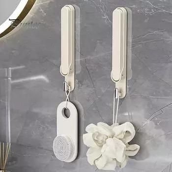 Вешалка для одежды, стойка для хранения, прочная несущая способность, компактная настенная вешалка, полка для дома бежевый