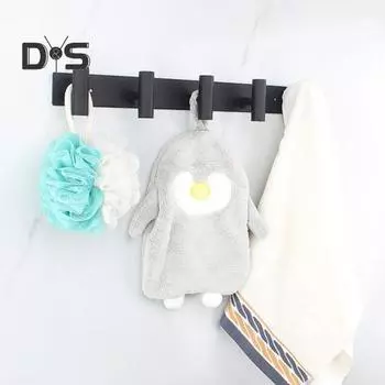 Вешалка для одежды в прихожей, прочный крючок для полотенец, прочный, выдерживающий нагрузку, устойчивый к ржавчине, простая установка, настенный крючок для полотенец, вешалка для спальни 1pc
