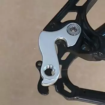 Вешалка для переключателя передач, износостойкая, антиокислительная, ремонт велосипедов, ремонт велосипедов, техническое обслуживание, производство колес, выпадение для велосипеда серебряный