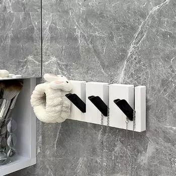 Вешалка для пианино с крючками, настенная вешалка для пальто, креативное настенное украшение для дома, гостиной, спальни, декоративные крючки для входа