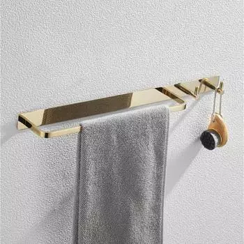 Вешалка для полотенец, черный, золотой, крючок для полотенец, вешалка для полотенец, вешалка для полотенец, крючок для полотенец