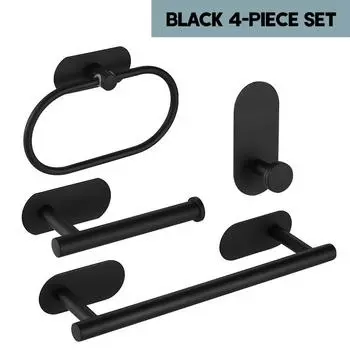 Вешалка для полотенец для ванной комнаты 304, вешалка для полотенец из нержавеющей стали, кольцо для полотенец, держатель для туалетной бумаги, вешалка для одежды, аксессуары для ванной комнаты серебряный