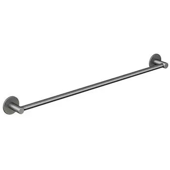 Вешалка для полотенец для ванной комнаты, настенная, алюминиевая, односторонняя, для туалета, серая серый