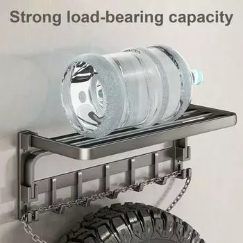 Вешалка для полотенец для ванной комнаты со складной конструкцией, нержавеющая настенная полка для полотенец