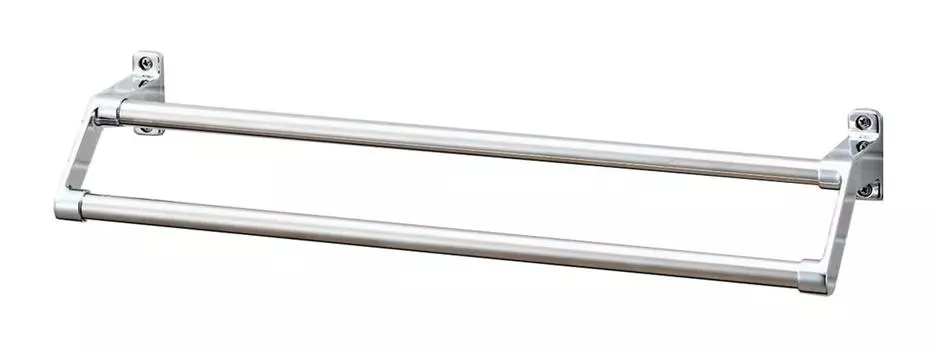 Вешалка для полотенец LIXIL INAX стандартная серия 472 x 110 x 82 2-х уровневая KF-11WS серебряный