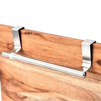 Вешалка для полотенец над дверью шкафа, регулируемая длина, органайзер для полотенец в ванной, не требуется сверление, вешалка для полотенец, устойчивая к ржавчине и влаге