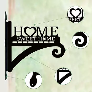 Вешалка для растений, железный крючок для птичьей клетки, многоцелевые современные декоративные настенные крючки для