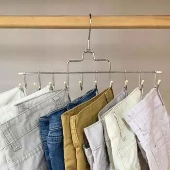 Вешалка для ремня с 10 крючками из нержавеющей стали, противоскользящая, выдерживает большую нагрузку, вращается на 360 градусов, органайзер для галстуков, гардероб белый