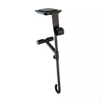 Вешалка для рождественских чулок и гирлянд для камина, легкая каминная полка Black Single