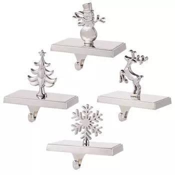 Вешалка для рождественских чулок, украшение для вечеринки, крючок для рождественских чулок, держатель для рождественских чулок для полки в пабе, кухонного комода отеля