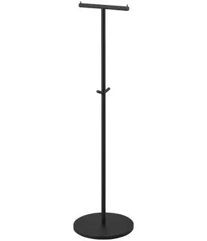 Вешалка для шеста Yamazaki Jitsugyo, черная, прибл.. W36.5XD36.5XH140см Умная вешалка для пальто Slim 4081