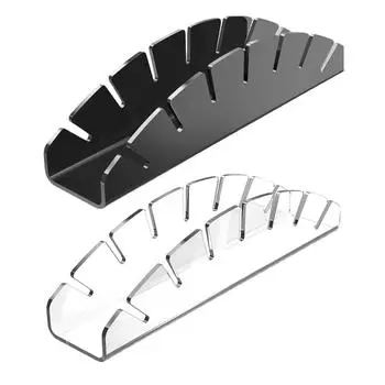 Вешалка для шляп Вешалка для бейсбольных шляп Большой и прозрачный органайзер для хранения шляп Подставка для шляп чёрный