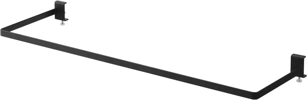 Вешалка для сушки белья Yamazaki Jitsugyo для помещений, широкая, черная, глубина x D22 x вешалка для сушки белья в башне, штанга 1742 Ш67,5 В5~7 см чёрный