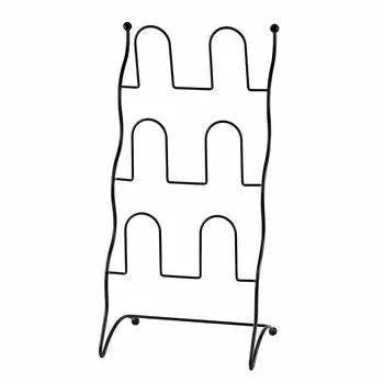 Вешалка для тапочек Pearl Metal 3 Tiers Limited Matte Black Wire BLKP Black [BLKP] N-7569