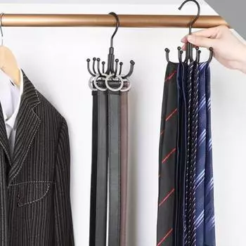 Вешалка для топов Yousheng, вращающийся органайзер для бюстгальтеров, прочная металлическая конструкция, прочный несущий спортивный держатель для бюстгальтеров, стойка для хранения чёрный