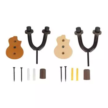 Вешалка для укулеле, многофункциональная элегантная стильная деревянная настенная подставка для укулеле, мандолина, банджо Dark Wood