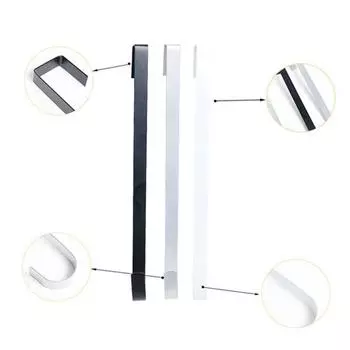 Вешалка для венков, креативная широкоформатная однотонная рождественская гирлянда, декоративный крючок для дома L серебряный