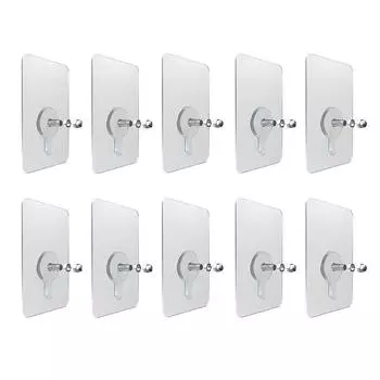 Вешалка для винтов Акриловая настенная палка держатель для домашнего хранения Винтовой крючок Бесшовный стеллаж