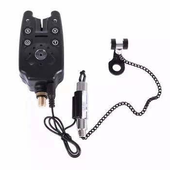 Вешалка из нержавеющей стали для рыболовной сигнализации, рыболовные инструменты, зеленые индикаторные лампы