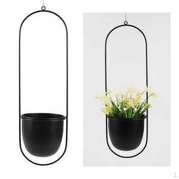 Вешалка, металлический подвесной держатель для дома и на открытом воздухе, декор на день рождения чёрный