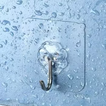 Вешалка, настенные крючки, прочная прозрачная присоска, вешалка для ключей на кухне, в ванной, настенный крючок, вешалки для хранения Mutfak