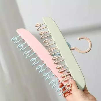 Вешалка с 8 крючками, жилет для нижнего белья, бытовой крючок, волновая вешалка, может быть настенная бесшовная сушилка