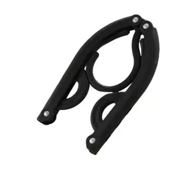 Вешалка Складная Дорожная Легкая Пластиковая Вешалка для Одежды Портативная Цвет Однотонный