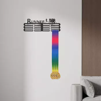 Вешалка, стойка для хранения медалей, металлический органайзер, простой в установке держатель для , Dance