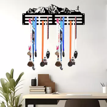 Вешалка, стойка, рамка для подвешивания спортивных медалей Mountain