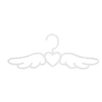 Вешалка в виде крыльев ангела, 10/20 предметов, вешалка в виде милого сердца, место для хранения вещей в детской комнате, органайзер для домашнего гардероба для девочек