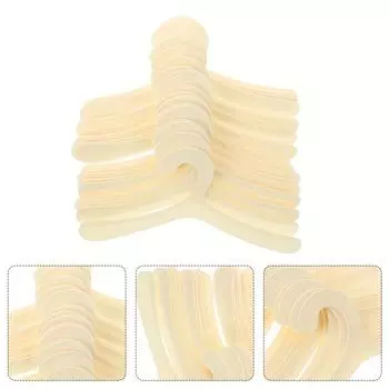 Вешалки для одежды для домашних животных Пластиковые вешалки для домашних животных, подходящие для одежды для щенков и котят 19 X 9 X 0,2 см Подвесная пластиковая вешалка для одежды 5pcs бежевый