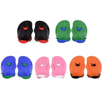 Весло с перепонками для плавания, эластичные перчатки для плавания, водонепроницаемые многоразовые с отверстием для воды, вспомогательные обучающие аксессуары M