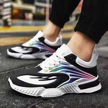 Весна 2023, новые мужские кроссовки, повседневная удобная модная трендовая обувь для мужчин 39 красный