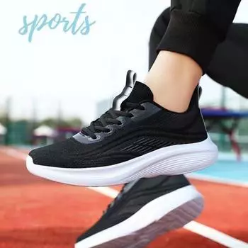 Весна 2024 г., новые сверхлегкие кроссовки для бега, спортивная женская обувь, сетчатая, нескользящая, дышащая, с мягкой подошвой, легкая, повседневная обувь 38