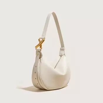 Весна 2024 г. Женская сумка через плечо и на плечо из натуральной кожи – модная сумка подмышкой