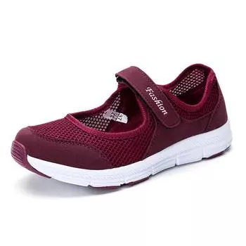 Весна 2024 года, новая обувь для пожилых людей Amazon Outdoor Walking Shoes MAGIC TAPE Mother Shoes 35