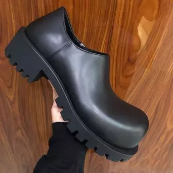 Весна 2024 года, новые классические кожаные туфли для мужчин, однотонные черные, Hombre, повседневные, уличные, деловые, повседневные, увеличивающие рост туфли 35 бежевый