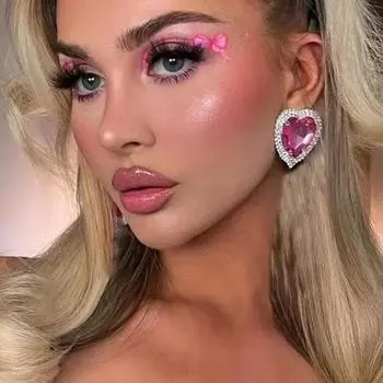Весна 2024, новые металлические и стеклянные серьги-гвоздики со стразами в форме сердца, роскошные ювелирные изделия для помолвки, женские элегантные блестящие аксессуары