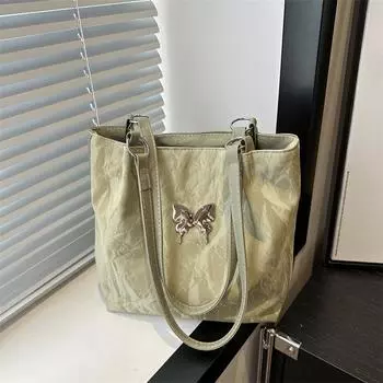 Весна 2024, новые модные женские сумки для поездок на работу, вместительные сумки через плечо для женщин, популярные в этом году очень большие сумки для женщин чёрный