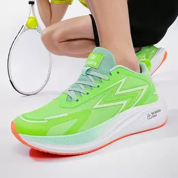 Весна 2025 года, модные спортивные кроссовки на толстой подошве, легкие и дышащие сетчатые кроссовки, спортивная обувь для подростков и студентов 39