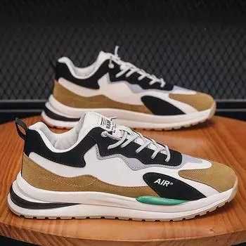 Весна 2025 года, новые дышащие повседневные кроссовки Forrest Gump для бега, модные универсальные кроссовки на платформе для мужчин и пап 39