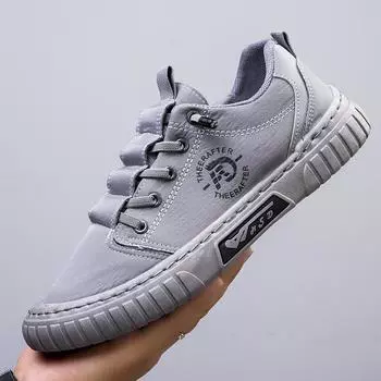 Весна 2025 года, новые легкие спортивные кроссовки с мягкой подошвой, мужские кроссовки для бега, корейская версия модных мужских кроссовок для сноуборда 39 серый